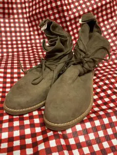 【未使用・箱無し】kj スウェードショートブーツ　トープ　24cm 7サイズ