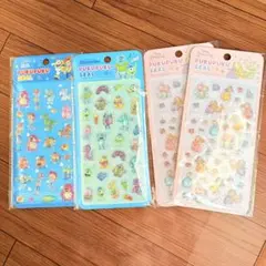 ディズニー　ぷくぷくシール　4枚セット