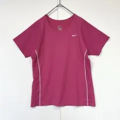 Nike　ナイキ　Dri-FIT　半袖Tシャツ　ランニング　スポーツ　ピンク　L