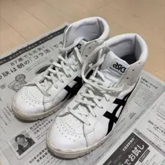 極美品 アシックス ポイントゲッター バッシュ 三井寿 ネイビー 紺