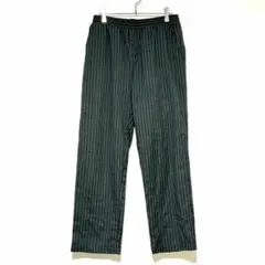 n0186【アーバンリサーチアイテムズ】ストレートパンツ　ストライプ　ストレッチ