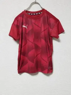 PUMA プーマ サッカーウェア 130cm レッド 半袖