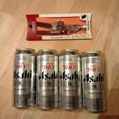 トム＆ジェリーネックストラップ＆アサヒビール500ml