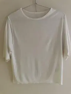 LAKOLE ラコレ シースルー ホワイト クロップド丈 半袖Tシャツのサムネイル