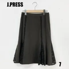 〇0125P〇 J.PRESS ロングスカート 女性のサムネイル