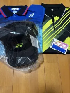 YONEX ポロシャツ2枚とキャップセットとyonexキーホルダー