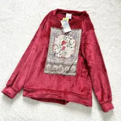 未使用☆スカラー ボアフリーストレーナー トップス M キノコのサムネイル