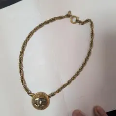 CHANEL ココマーク チョーカー ネックレス ゴールド