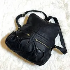 ☆美品☆ear PAPILLONNER イアパピヨネ レザー 2way リュックのサムネイル