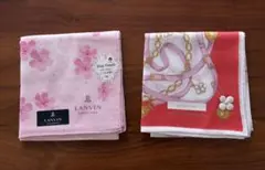LANVIN & ANTEPRIMA ハンカチ２枚セット
