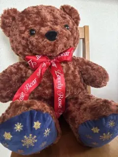 【ラブリーローズベア 】ぬいぐるみウィンターギフト ウルトラBIG ブラウニー