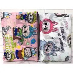 新 ラブブ トートバッグ ２種セット 総柄デザイン ☆★ ラスト１点