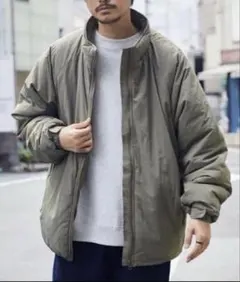 FREAKS STORE ビッグシルエット 中綿ミリタリーブルゾン