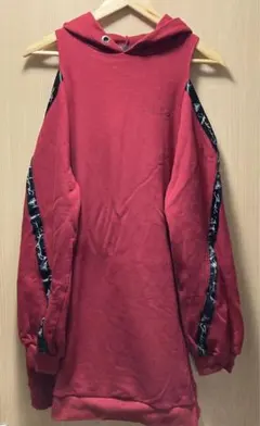 CuLLt SHOULDER CUT HOODIE パーカー ワンピース