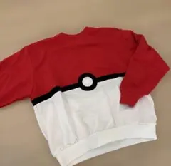 USJ Lサイズ ポケモン トレーナー スウェット モンスターボール