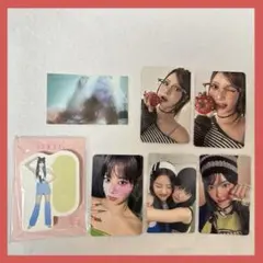 【LESSERAFIM】ウンチェセット　トレカ5 枚＆トレカシール＆メモパッド