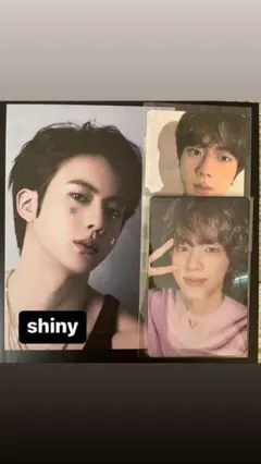 Jin The Astronaut 限定トレカ2枚＋フォトカードセット