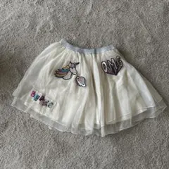 Zara Girls ユニコーン刺繍スカート 13/14 164センチ