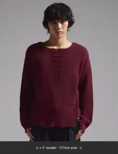 GRANCY】Pierced Damage Knit / ピアスダメージニット - メルカリ