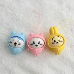 ちいかわ　キタンクラブ　おきがえパジャママスコット　ハチワレ　うさぎ