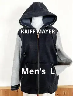 KRIFF MAYER フード付きジッパーパーカー フリースL