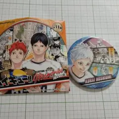 【新品未使用】ハイキュー！！　コレクション缶バッジ　メモリーズ（星海光来）