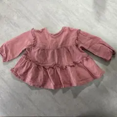 BREEZE 春服　女の子　ピンクトップス　フリル