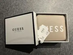 新品未使用GUESS 二つ折り財布 ベージュのサムネイル