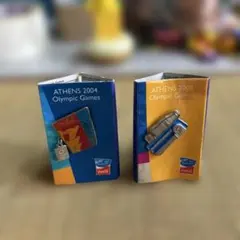 ATHENS 2004 オリンピック コカコーラ ピンバッジ 2点セット