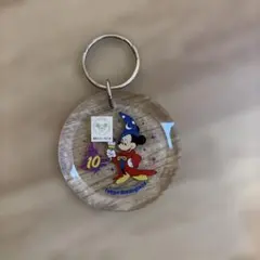 ディズニー　レトロ　ミッキー　東京ディズニーランド　10周年　キーホルダー