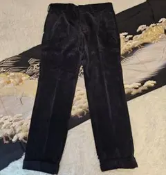 ベロアパンツ ワイドパンツ