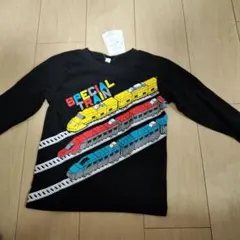 【新品】トイブロック　新幹線　Tシャツ　長袖　カットソー　黒 110