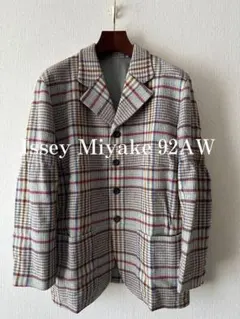 ISSEY MIYAKE MEN 絣テーラードジャケット ISSEY MIYAKE MEN 絣テーラードジャケット 99aw イッセイミヤケ