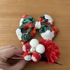 和風　ヘアアクセサリー　クリップ