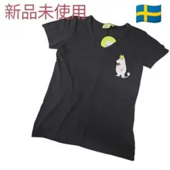 【新品】MAXCOLLECTION　ムーミン　VネックTシャツ　スェーデンで購入のサムネイル