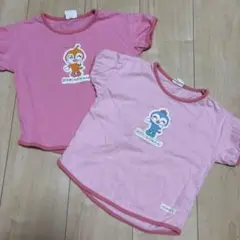ドキンちゃん＆コキンちゃん半袖Tシャツ　１００サイズ
