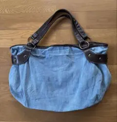 デニムブルー トートバッグ