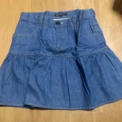 BEAUTY&YOUTH デニムフレアミニスカート S