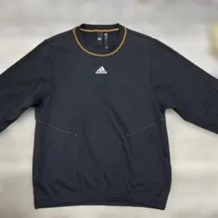 adidas トレーナー 黒 メンズSサイズ