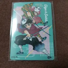 冨岡義勇　錆兎　鬼滅の刃　原画展　大阪　原作　マグネットステッカーコレクション