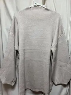 GRL ベージュ ニット長袖セーター