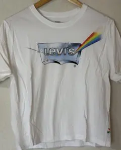Levi's リーバイス レインボーロゴ Tシャツ ホワイトのサムネイル