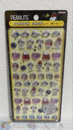 m*★様 国内正規品 ボンボンドロップシールミニ スヌーピー たくさん