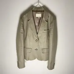 Spick and Span 麻100 ジャケット 36 実寸S相当 ベージュのサムネイル
