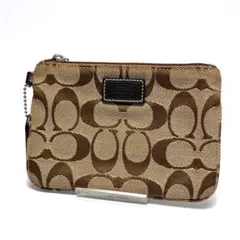 524 COACH シグネチャー キャンバス ミニポーチ ミニバッグのサムネイル