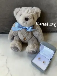 Canal 4°C オリジナルテディベア＆ミニハートピアス2点セット