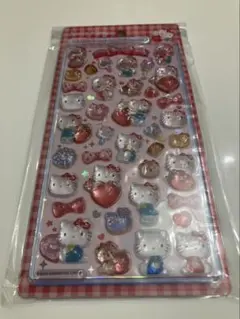 ボンボンドロップシール　ハローキティ　赤