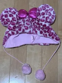 ヒョウ柄ミニーファンキャップ