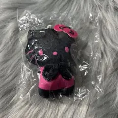 ぎゃる♡ ハローキティ ぬいぐるみ ボールチェーン2 ピンク&ブラック　ガチャ