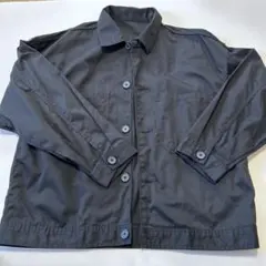 GU ブラック ボタン付きジャケット